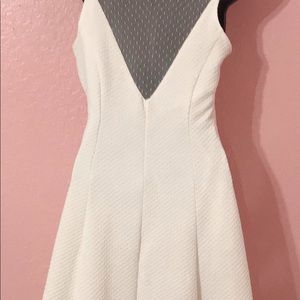 White stretchy dress